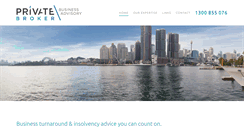 Desktop Screenshot of privatebroker.com.au